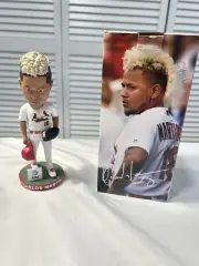 St. Louis Cardinals Carlos Martinez Bobblehead Mystery Hair Blonde Mohawk w Box