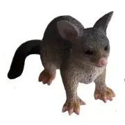 4 Toy Australian animals : Possum, Wombat, Bilby, Tasmanian Devil