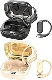 Open Earbuds | Stereo Wireless Earbuds - Portable Players for Women Kids Sports Running Swimming Game Streaming Live Translation