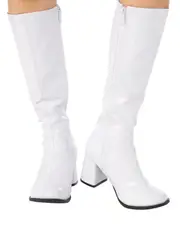 Go Go White Boots for Adults