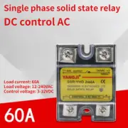 Single-phase DC controlled AC DC-AC SSR solid state relay YHD2460A 240VAC 60A