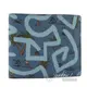 【專櫃款 全新現貨】茱麗葉精品 COACH 66581 Keith Haring 聯名限量六卡短夾.藍現金價$2,780