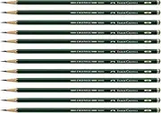 Faber-Castell Castell 9000 Graphite Pencil, 2B - Pack of 12 (10-117102)
