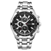 Watches Men Fashion&casual Quartz Wristwatches Classic Analog Sports Steel Band Clockes