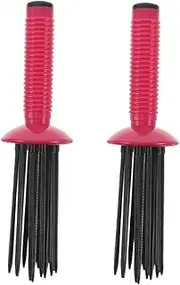 FRCOLOR Stylish Curling Roll Comb Hair Styling Tools Create Curls for Travel and Home Use