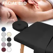 3pcs Microfiber Massage Table Sheet Set - Salon Spa Facial Bed Covers 6ft Bed