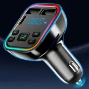 1x Charger Bluetooth 5.0 Car BT Wireless FM Transmitter Adapter Car Accessories (for: MG)