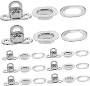 FIXOSHEE 20pcs Lock Clasp for Handbags Turn Button Fasteners Weatherproof Closure Hardware for Purse Supplies and Bag Making Secure Locking Mechanism for Outdoor Use