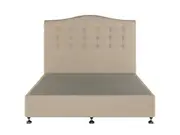 Slumberland Ornate Buttoned Headboard Standard Base - Queen / Wheat