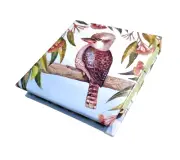 Memo Pad Block & Pen - Australiana - Coolabah Kookaburra - FASMEMO44