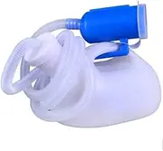 Apoesar 2000ml Urine Bottles for Men, Portable Men's Potty Pee Bottle Spill-Proof Urinal System for Men Urine Collector Container Male Urinal with 51" Long Tube with Lid