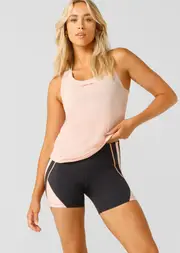 [Lorna Jane] Duality Active Tank Top in Pink, Size - Large L Sunkissed Peach
