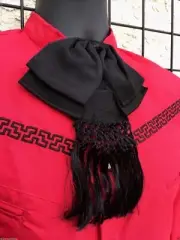 Mexican Charro and Mariachi Black Adult Bow Tie .Moño Charro/Mariachi