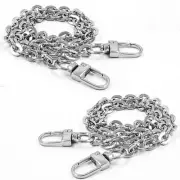 2 Pcs Metal Chain Handles Strap Purse Chain Straps Replacement Handbags Chain...