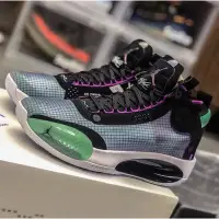 在飛比找Yahoo!奇摩拍賣優惠-【正品】Air Jordan 34 AJ34首發電光藍紫 黑