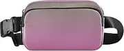 [GAIGEO] Dinosaur Green Light Lime Gradient Waterproof Women Fanny Packs Hip Pouch Belt Bag Trendy Travel Waist Pack for Men, Dinosaur Green Rose Pink Gradient, 8 x 5.3 x 2.3 inch, Funny Print