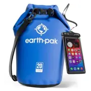 Waterproof Dry Bag - Roll Top Waterproof Backpack Sack Keeps Gear Dry 20L Blue