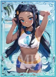 Pokemon TCG Marnie Nessa Swimsuit 60x Card Game Sleeves