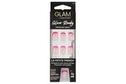 Glam by Manicare Glam Ready Pre-Glued Nails 30pcs - La Petite French
