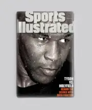 Mike Tyson Evander Holyfield Sports Illustrated 1997 2"X3" Fridge MAGNET
