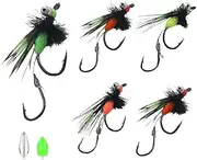 Fly Fishing Kit | Fly Assortment 5,Dry Fly Fishing Lures Kit with Bright Colors Gear for Fishing Enthusiast