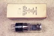One, NEW, RCA JAN CRC 6E5, magic eye tube, military issue, tested bright, 6E5,