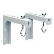 2Pcs Projector Curtain Hanger Projector Screen L-Bracket Mounting Hanger4137