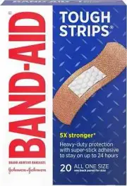 SM Band-aid Tough Strips 20 All One Size