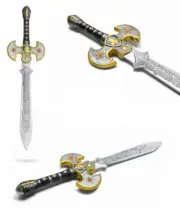 24" Floral Crusader Sword
