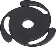 Solid Aluminum Alloy 45 RPM Record Adapter for Turntable – 7 Inch Spindle Insert with Anti-Slip Design for DJs Audiophiles and Home Record Players (Black)