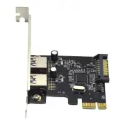 PCIE Expansion Card PCI-E to 2-Port USB3.0 5Gbps Convert Card Riser for4751