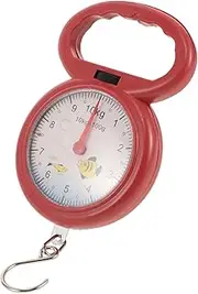 BUGUUYO Portable Weight Scale Mechanical Cook Scale for Aquarium Fishing Tackle Dial Fish Scale Mini Spring Scale Hanging Scale Bag Weight Scale Random