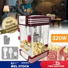 Popcorn Maker Electric Home Hot Air Popcorn Machine Popping Classic Cooker AU️
