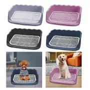 Indoor Dog Potty Tray Keep Paws and Floors Clean with Protection Wall Every Side