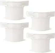 Bed Sheet Fixing Clips - 4-Pieces Bedsheet Corner Tightener Clips | Bed Sheet Holder with Lock Strips | Grippers Fixed | Lock Bedsheet Keeper Firmly in Place | Fits All Sheet Easy Installat
