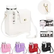 Orgonite Portable Shoulder Bag for Stanley Sports Shoulder Bags, Stanley Cup Bag Water Bottles Carry Bag for Stanley Cup Accessories, A05 White