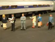 Bachmann HO Scale ~ New 2025 Standing Platform Passengers People Figures ~ 33110