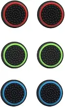Thumb Grips,【3 Pair Thumb Cover】Silicone Analog Thumb Grip, Controller Covers for PS4, PS5, Xbox, Steam Deck etc (New Thumb Caps)