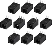 uxcell DC-003 3.5mmx1.3mm DC Power Jack Plug 3 Pin Female Socket Connector 10pcs
