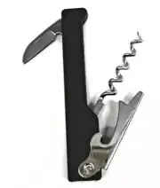 EveryDay Living Waiter's Black and Silver Corkscrew 4 1/2"