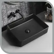 Simplus Bathroom Ceramic Basin Vanity Sink Rectangle Above Counter Top Bowl 510x365x120mm