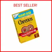 Cheerios Heart Healthy Cereal, Gluten Free Cereal w/ Whole Grain Oats, 20OZ Gian