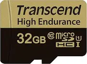 Transcend 32GB High Endurance Microsd Card with Adapter (TS32GUSDHC10V)