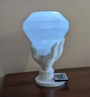 Master Emerald Lamp, Wireless, Led, Color Changing, sonic the hedgehog, crystal,