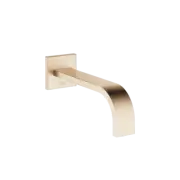Dornbracht MEM Wall-mounted basin spout w.out pop-up waste Brushed Champagne 138