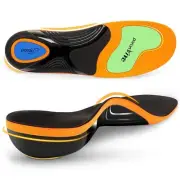 Work Boot Insoles for Standing All Day High Arch Support Orthotic Shoe Insert...
