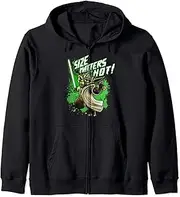 [STAR WARS] The Clone Wars Yoda Size Matters Not Zip Hoodie