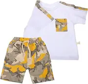[ROMISBABA] Boys Summer Suit Boy Shirts Clothes Summer Boy Clothes Boy Summer Clothes Newborn Summer Clothes Boy Clothes Boys Clothes Polyester (polyester)
