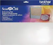 Brother ScanNCut Embossing Mat CAEBSMAT1, 12" x 9.5", Use with Paper and Metal Sheets for Greeting Cards, Stationary and More