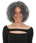 LUXLUXE Alexandra Curly Layered 14" Long Half Wig Mix Human Hair,BH-0003